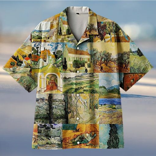 Van Gogh s famous painting 3D Print Hawaiian Shirt