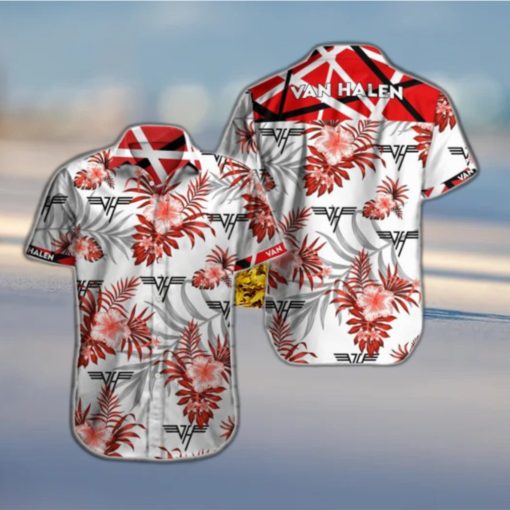 Van Halen Hawaiian Shirt Summer Button Up