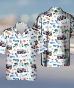 Vancouver Fire Rescue Service White Unique Design Unisex Hawaiian Shirt