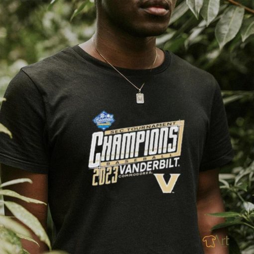 Vanderbilt University Baseball 2023 Sec Tournament Champions shirt