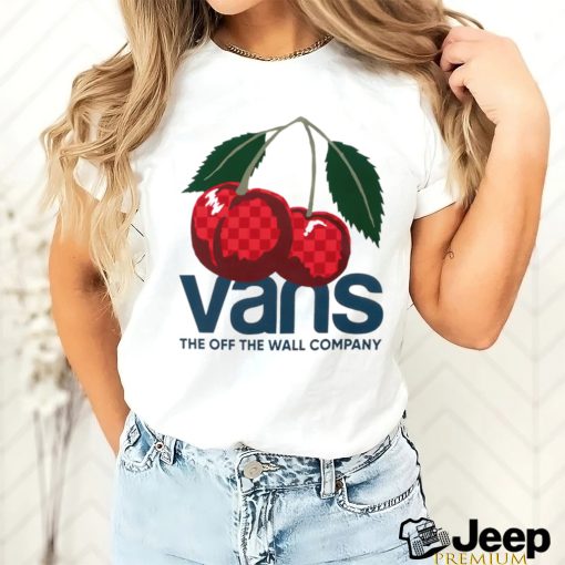 Vans Cherry the off the wall company logo shirt