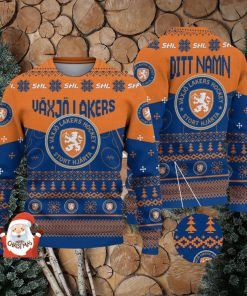 Vaxjo Lakers 3D Ugly Christmas Sweater Christmas Holiday Gift Custom Name For Men And Women