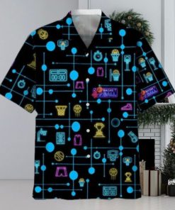 Basketball Set Neon Hawaii Shirt
