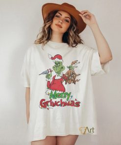 Santa Grinch Merry Grinchmas Nurse Light Shirt