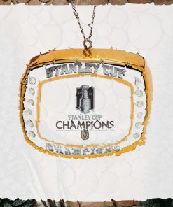 Vegas Golden Knights 2023 Stanley Cup Champions Ring Ornament