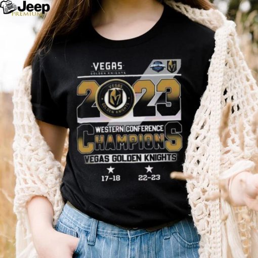 Vegas Golden Knights 2023 Western Conference Champions 17 18 22 23 Shirt