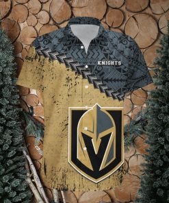 Vegas Golden Knights Hawaii Shirt Grunge Polynesian Tattoo