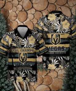 Vegas Golden Knights Hawaiian Vivid Design Shirt