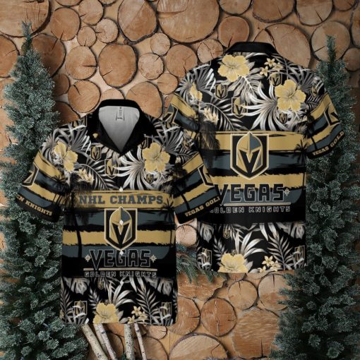 Vegas Golden Knights Hawaiian Vivid Design Shirt