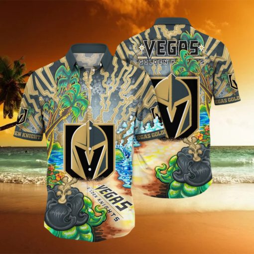 Vegas Golden Knights NHL Hawaiian Shirt Outdoor Moviestime Header And Volley Shirts