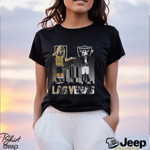 Vegas Golden Knights Stone And Las Vegas Raiders Carr T Shirt