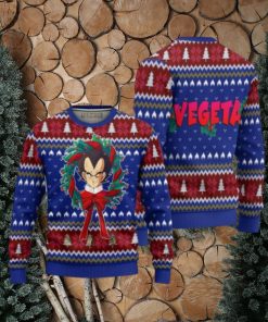 Vegeta Dragon Ball Z Anime Ugly Christmas Sweater Xmas Gift