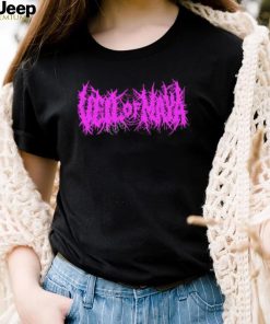 Veil Of Maya Death Metal (Pink) Black Long Sleeve T Shirt