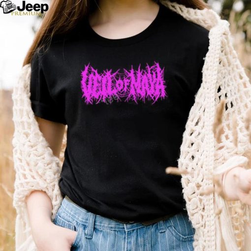 Veil Of Maya Death Metal (Pink) Black Long Sleeve T Shirt