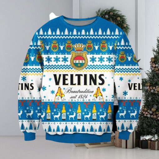 Veltins Pilsner Blue Ugly Christmas Sweater, Gift for Christmas Holiday