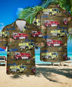 Ventura County Fire Department Aircraft Rescue And Firefighting Hawaiian Shirt Summner Vacation Shirt