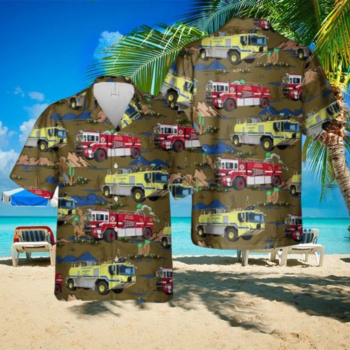 Ventura County Fire Department Aircraft Rescue And Firefighting Hawaiian Shirt Summner Vacation Shirt