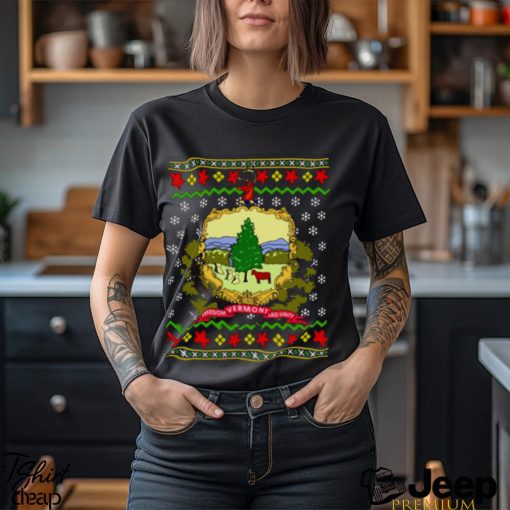 Vermont Christmas Flag shirt