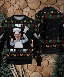 Vert Der Ferk Ugly Christmas Sweater Gift For Holiday Funny Christmas