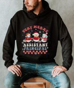 Very Merry Assistant Principal Groovy Christmas Holiday Shirt