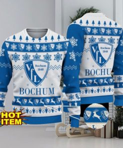 VfL Bochum Bundesliga Fans Football 3D Ugly Christmas Sweater Christmas Gift