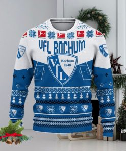 VfL Bochum Snowflakes Tree Custom Name Ugly Christmas Sweater New For Fans Gift Holidays Christmas