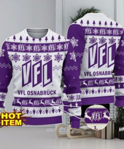 VfL Osnabruck 3D Christmas Ugly Christmas Sweater Christmas Gift Bundesliga Fans