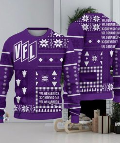 VfL Osnabruck Retro Bundesliga Logo Team Design Ugly Christmas Sweater For Fans Gift