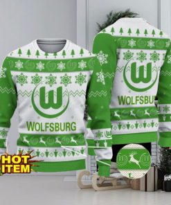 VfL Wolfsburg Bundesliga Fans Football 3D Ugly Christmas Sweater Christmas Gift