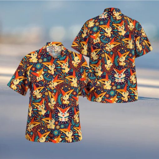 Victiny Pokemon Comfortable Hawaiian Shirt Gift For Men And Women