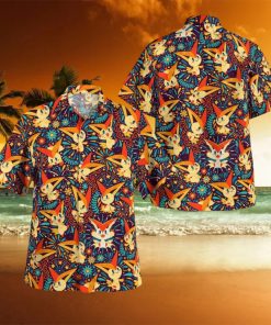 Victiny Pokemon Hawaiian Shirt And Short Combo For Men And Women