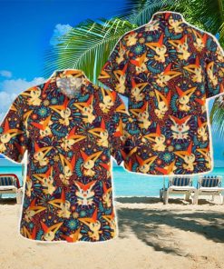 Victiny Pokemon Tropical Hawaiian Shirt