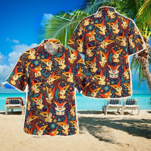 Victiny Pokemon Tropical Hawaiian Shirt