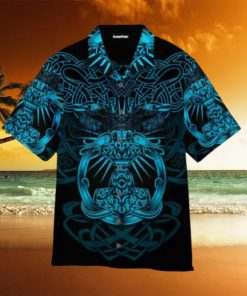 Viking Blue Hawaiian Shirt Best Gift For Men And Women