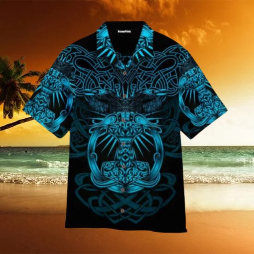 Viking Blue Hawaiian Shirt Best Gift For Men And Women