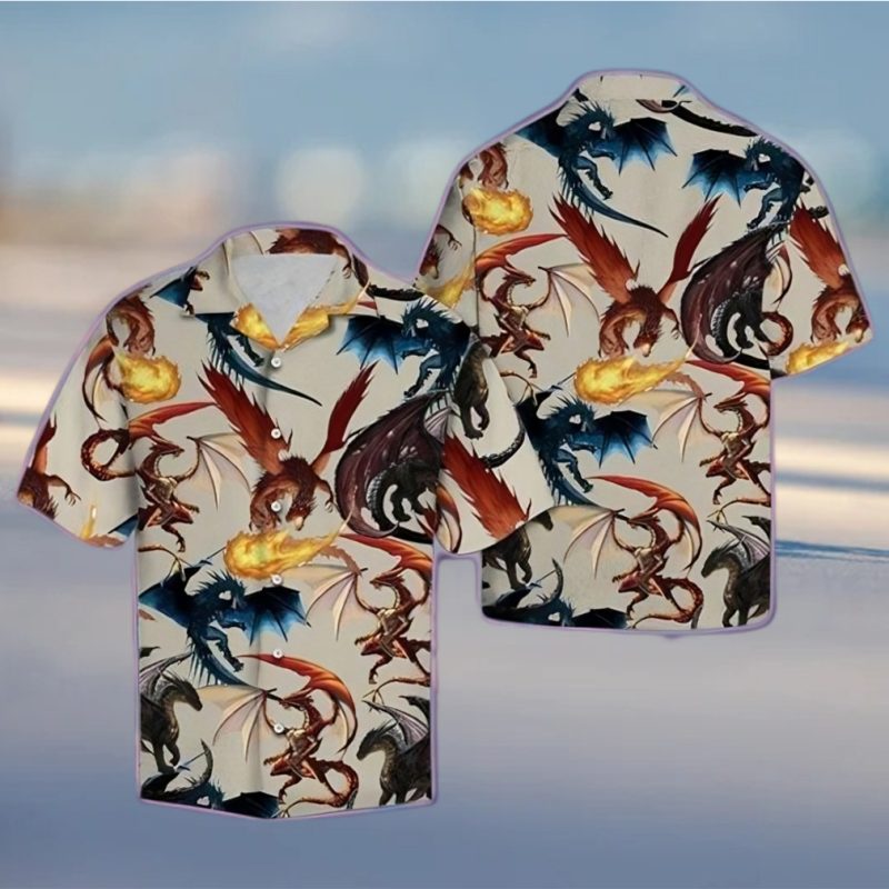 Viking Dragon Hawaiian Shirt