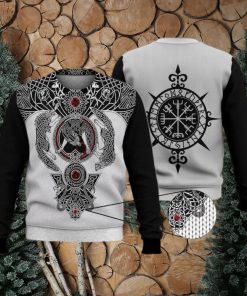 Viking Odin Tattoo 3D Printed Shirt 3D Ugly Sweater Christmas Gift Sweater