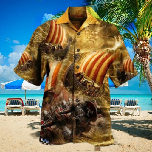 Viking Print Hawaiian Shirt Best Gift For Men Women