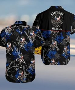 Viking Skull Victory Or Valhalla Hawaiian Shirts