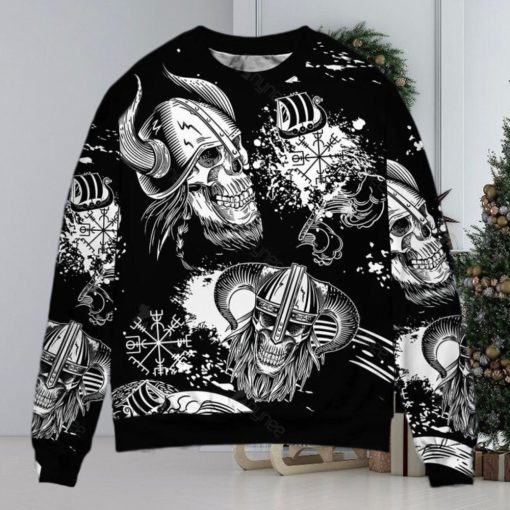 Viking Victory Life Black Style Ugly Christmas Sweater