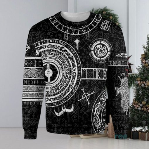 Viking Warrior’s Tattoo Ugly Christmas Sweater