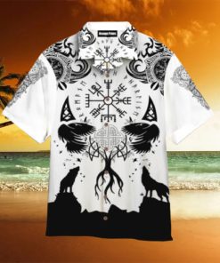 Viking Wolf Hawaiian Shirt Best Gift For Men And Women