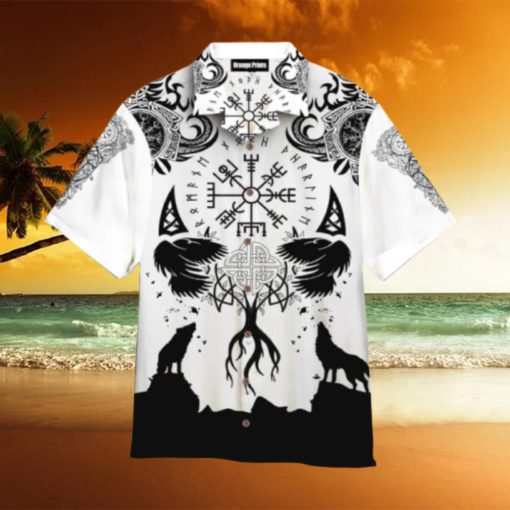 Viking Wolf Hawaiian Shirt Best Gift For Men And Women