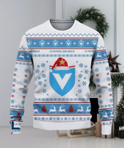 Viktoria Berlin Paradise Bundesliga Logo Team Design Ugly Christmas Sweater For Fans Gift