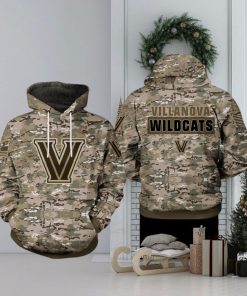 Villanova Wildcats NCAA Camo Veteran 3D Printed Hoodie