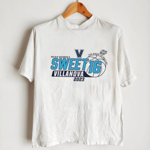 Villanova Wildcats NCAA Women’s The Road To Dallas 2023 Sweet 16 shirt