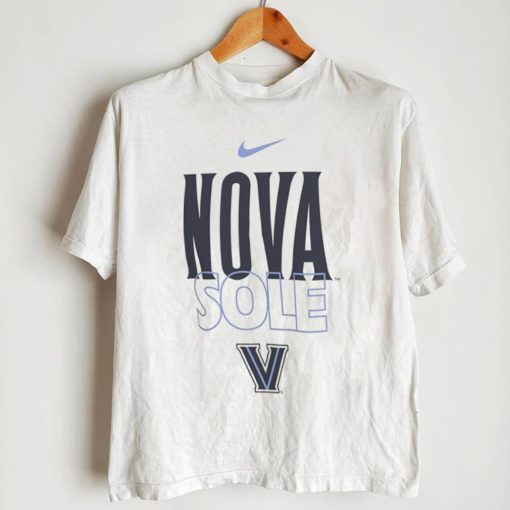 Villanova Wildcats Nike Sole Bench Long Sleeve White T Shirt