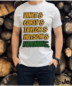 Vince, Curly, Taylor, Hutson And Hornung Legends Of Green Bay Packers Shirt