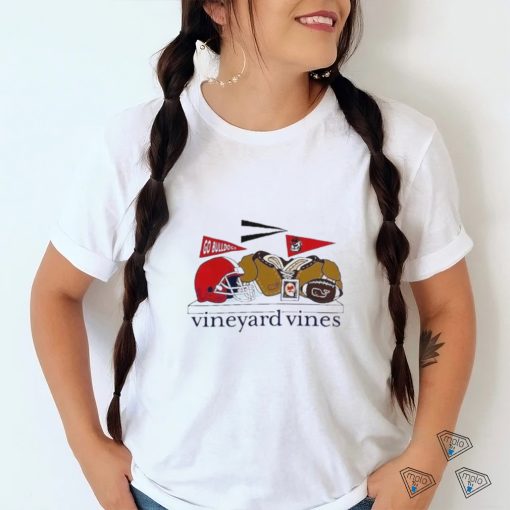 Vineyard Vines Georgia Football Tailgate Shirt