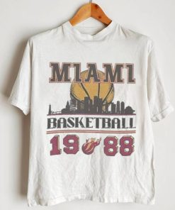 Vintage 1988 Miami Heat Basketball Sweatshirt, Retro Miami Basketball Shirt tee